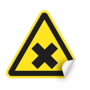 W018 Nebezpečenstvo škodlivých alebo dráždivých látok