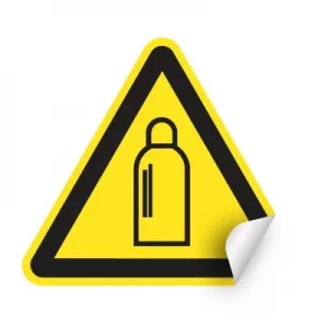 Nálepka –  W019 Nebezpečenstvo od tlakových nádob s plynom