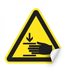 W027 Nebezpečenstvo poranenia ruky